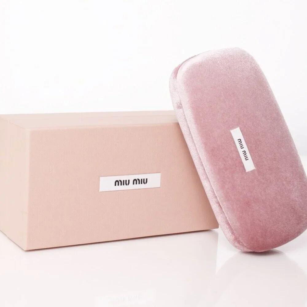 NEW MIU MIU WOMEN SQUARE HAVANA BRON EYEGLASSES, MIU MIU EYEWEAR